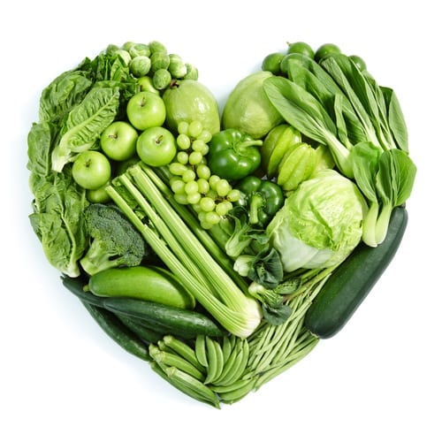 Green Veggie Heart